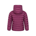 Pink - Back - Mountain Warehouse Childrens-Kids Seasons Faux Fur Lined Padded Jacket