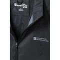 Black - Pack Shot - Mountain Warehouse Mens Reflective Jacket