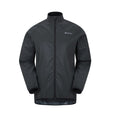 Black - Front - Mountain Warehouse Mens Reflective Jacket