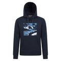 Navy - Front - Mountain Warehouse Mens Explore The Outdoors Hoodie