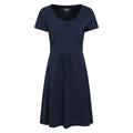 Dark Blue - Front - Mountain Warehouse Womens-Ladies Essentials Lora Plain Skater Dress