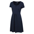 Dark Blue - Side - Mountain Warehouse Womens-Ladies Essentials Lora Plain Skater Dress