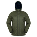 Green - Front - Mountain Warehouse Mens Torrent Waterproof Jacket