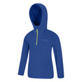 Navy - Back - Mountain Warehouse Childrens-Kids Camber Quarter Zip Hoodie (Pack of 2)