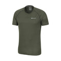 Dark Khaki - Back - Mountain Warehouse Mens Aero II IsoCool T-Shirt