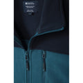 Blue - Pack Shot - Mountain Warehouse Mens Buchanan Fleece Jacket