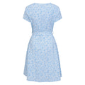 Light Blue - Back - Mountain Warehouse Womens-Ladies Santorini Shell Jersey Wrap Dress
