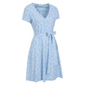 Light Blue - Lifestyle - Mountain Warehouse Womens-Ladies Santorini Shell Jersey Wrap Dress
