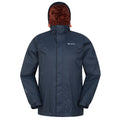 Dark Blue - Front - Mountain Warehouse Mens Torrent Waterproof Jacket