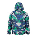 Blue - Lifestyle - Mountain Warehouse Childrens-Kids Pakka Camo Waterproof Jacket