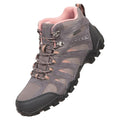 Grey - Front - Mountain Warehouse Womens-Ladies Belfour Suede Walking Boots