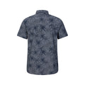 Dark Blue - Back - Mountain Warehouse Mens Tropical Palm Tree Shirt