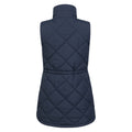 Navy - Back - Mountain Warehouse Womens-Ladies Rye Quilted Long Length Gilet