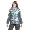Khaki Green - Close up - Mountain Warehouse Womens-Ladies Dawn II Printed Ski Jacket