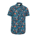 Navy - Lifestyle - Mountain Warehouse Mens Tropical Floral Short-Sleeved Shirt