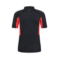 Black - Back - Mountain Warehouse Mens Cove Recycled Polyester Short-Sleeved Rash Guard