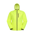 Bright Yellow - Front - Mountain Warehouse Mens Cadence Active Waterproof Jacket