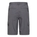 Grey - Close up - Mountain Warehouse Mens Explore Zip-Off Trousers