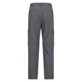 Grey - Back - Mountain Warehouse Mens Explore Zip-Off Trousers