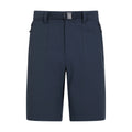 Navy - Front - Mountain Warehouse Mens Grassland Belted Shorts