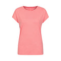 Coral - Front - Mountain Warehouse Womens-Ladies Flow Loose Active Top