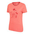 Pale Pink - Side - Mountain Warehouse Womens-Ladies Trail Organic Hiking T-Shirt