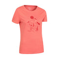 Pale Pink - Lifestyle - Mountain Warehouse Womens-Ladies Trail Organic Hiking T-Shirt