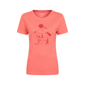 Pale Pink - Front - Mountain Warehouse Womens-Ladies Trail Organic Hiking T-Shirt