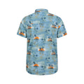Bright Blue - Back - Mountain Warehouse Mens Tropical Shirt