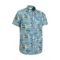 Bright Blue - Lifestyle - Mountain Warehouse Mens Tropical Shirt
