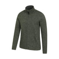 Green - Side - Mountain Warehouse Mens Idris III Full Zip Fleece Jacket