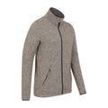 Beige - Back - Mountain Warehouse Mens Idris III Full Zip Fleece Jacket