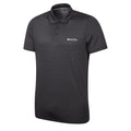 Black - Side - Mountain Warehouse Mens Fairway IsoCool Polo Shirt