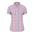Pink - Front - Mountain Warehouse Womens-Ladies Cotton Holiday Shirt