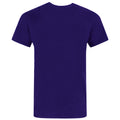 Purple - Back - DC Comics Mens Flash Distressed Logo T-Shirt