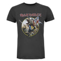Charcoal - Front - Amplified Official Mens Iron Maiden Trooper T-Shirt