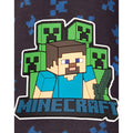 Blue - Close up - Minecraft Official Boys Surrounded Slippers