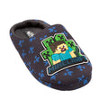Blue - Front - Minecraft Official Boys Surrounded Slippers