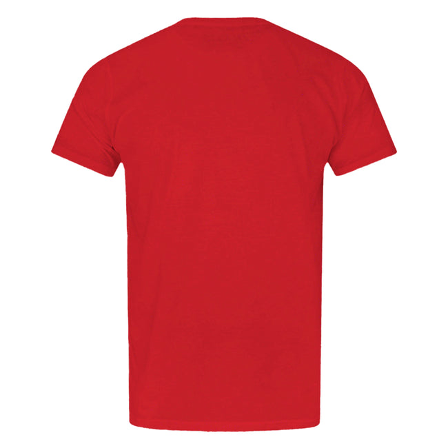 Red - Back - Flash Official Boys Distressed Logo T-Shirt