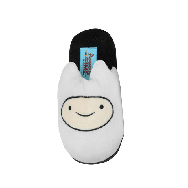 White - Front - Adventure Time Official Childrens-Kids Finn Slippers