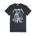 Black - Front - Amplified Mens Metallica Justice For All Slim T-Shirt
