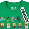 Green - Side - Minecraft Boys Sprites T-Shirt