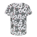 White - Front - Mickey Mouse Boys Face All Over Print T-Shirt