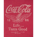 Red - Side - Junk Food Mens Coca Cola T-Shirt