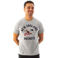 Grey - Back - NFL Mens New England Patriots Helmet T-Shirt