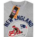 Grey - Side - NFL Mens New England Patriots Helmet T-Shirt