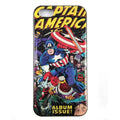 Multicoloured - Front - Captain America Retro Comic Phone Case