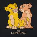 Black-Yellow - Lifestyle - The Lion King Womens-Ladies Simba And Nala Boyfriend T-Shirt