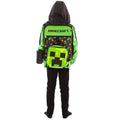 Black-Green - Back - Minecraft TNT Creeper Backpack Set (Pack of 5)