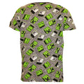 Green - Back - Minecraft Boys Zombie Creeper All-Over Print T-Shirt